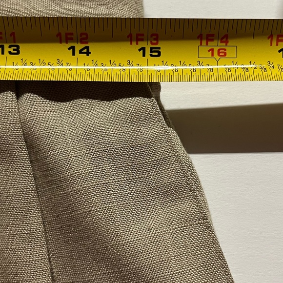 Requirements linen blend vintage shorts made in USA neutral 14 casual 80s - Picture 7 of 8